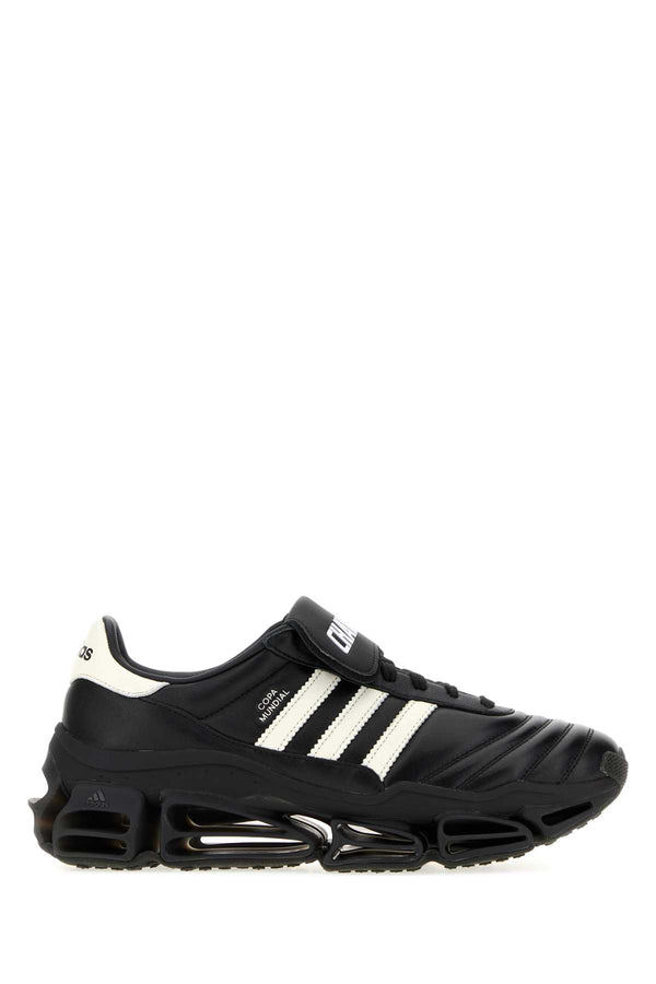 Adidas By Willy Chavarria Megaride Exterior: 100% Leather sneaker in black