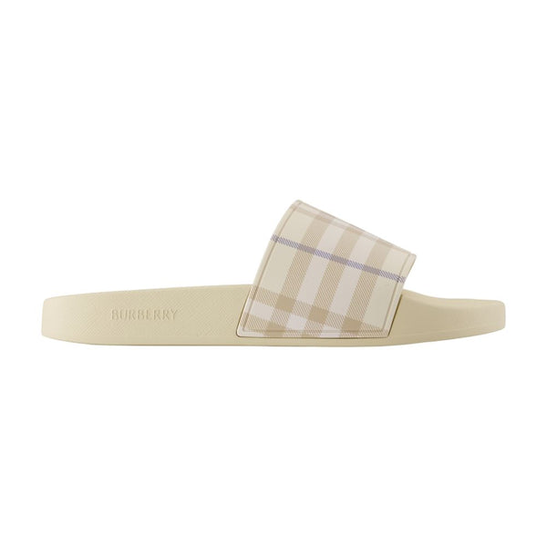 Burberry synthetic sandals in beige