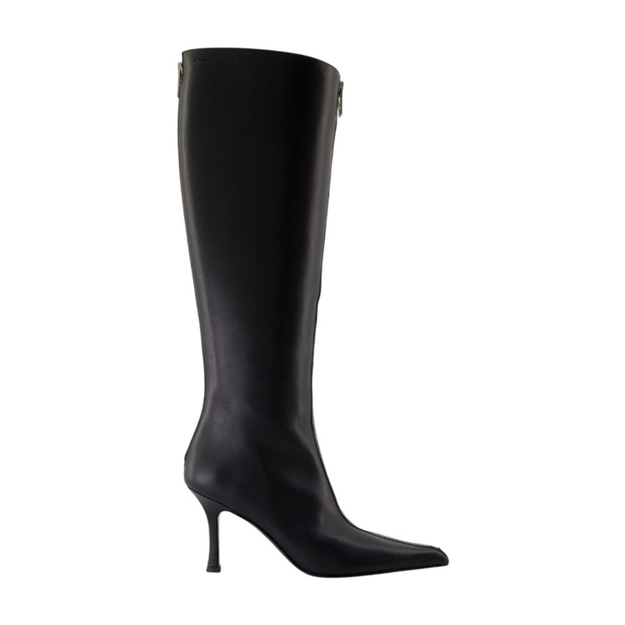 Alexander Wang Calfskin knee-high boot in black