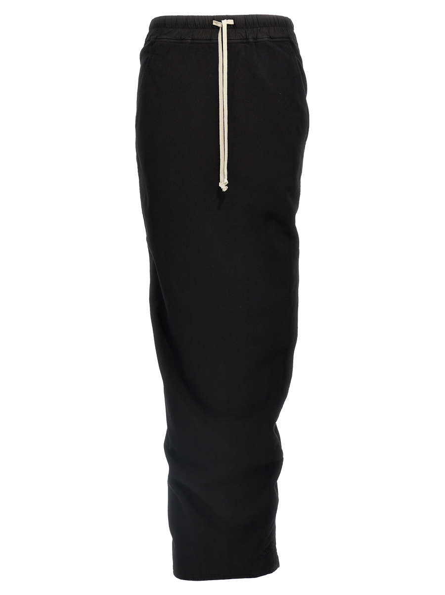 Drkshdw Organic cotton jersey skirt in black
