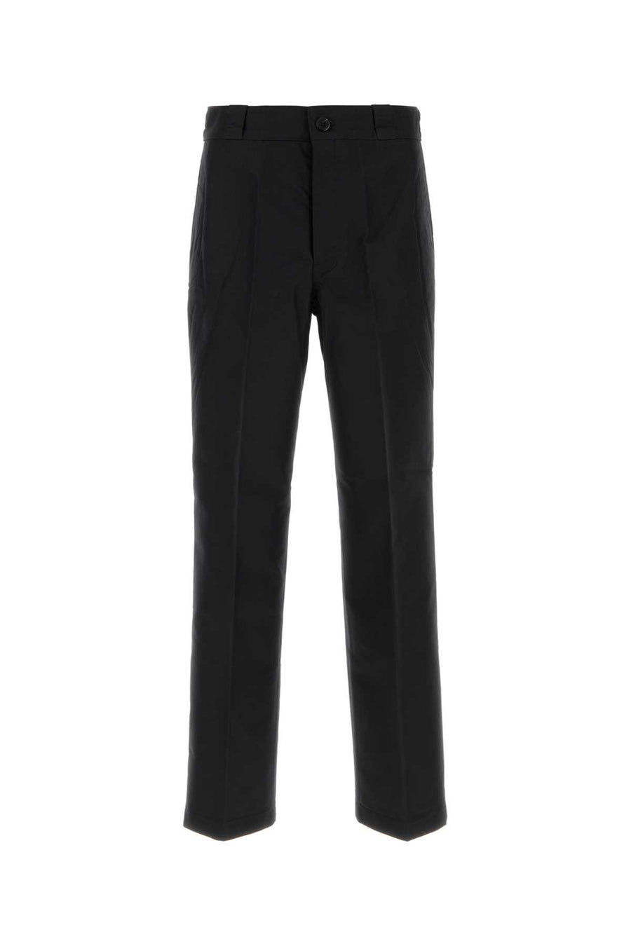 Black Canvas Pant Exterior: Cotton Nylon Pantaloni