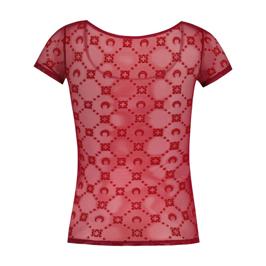 Marine Serre Synthetic t-shirt in red