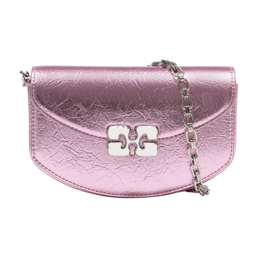 Ganni Synthetic wallet in pink