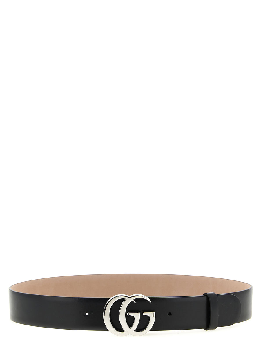 Gucci 100% calfskin leather (Bos Taurus) belt in black