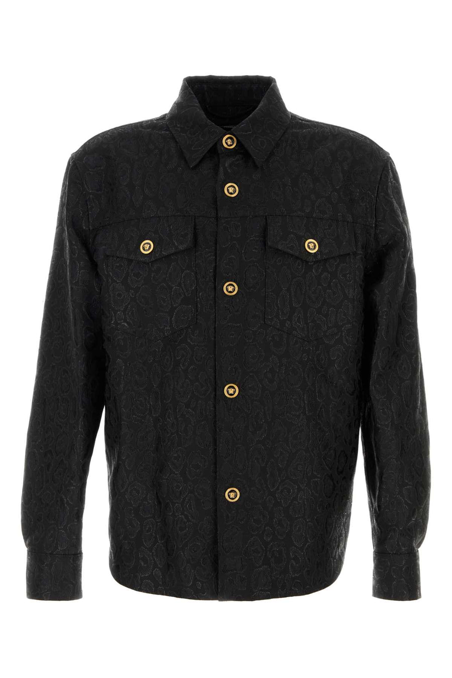 Versace Fabric 4% Nylon shirt in black