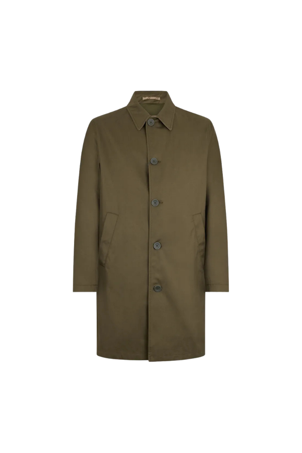 Herno 100% Cotton coat in green