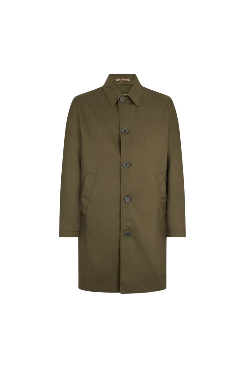 Herno 100% Cotton coat in green