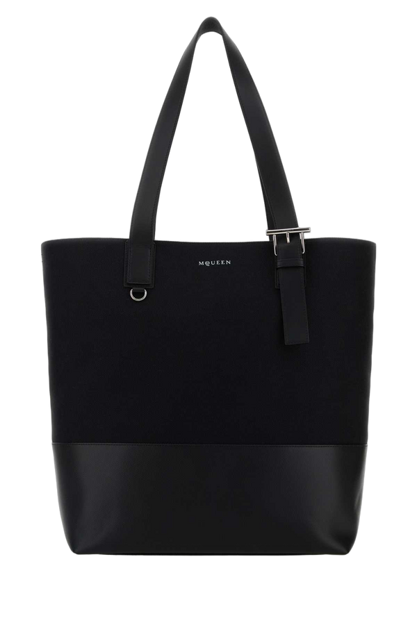 Alexander McQueen Exterior: 100% Fabric tote bag in black