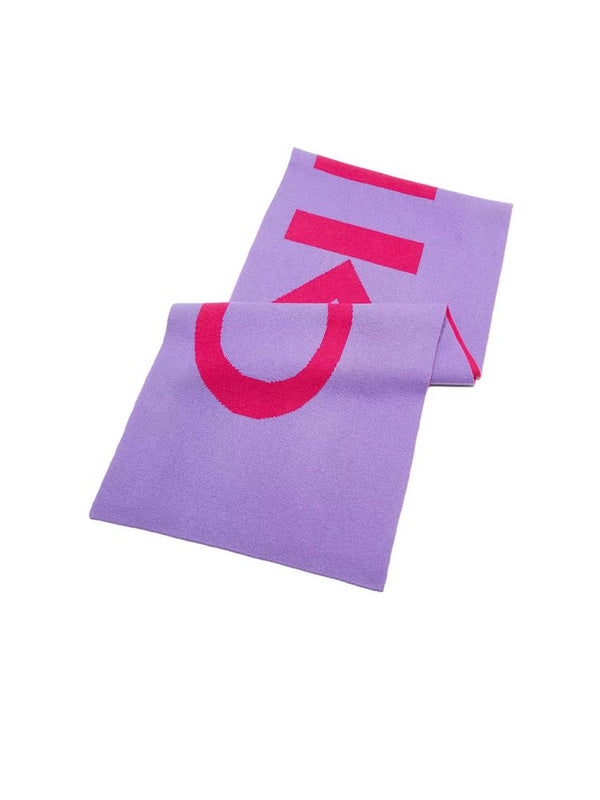 Pinko 76% Wool scarf in purple