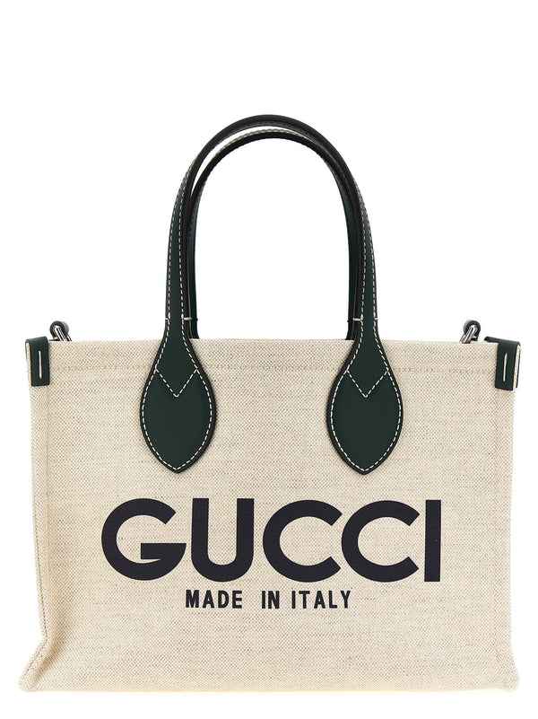 Gucci 59% polyurethane tote bag in beige