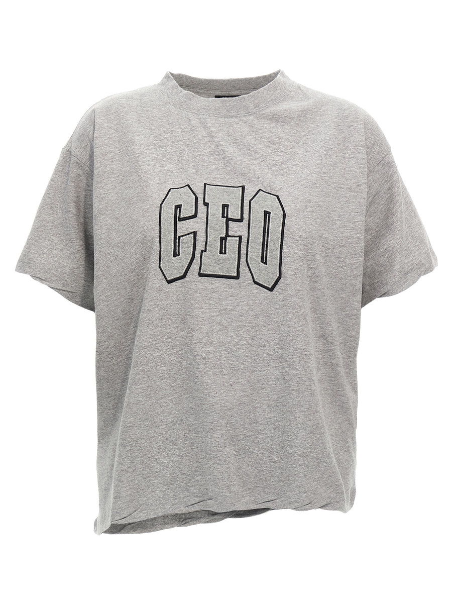 Balenciaga 100% cotton t-shirt in gray