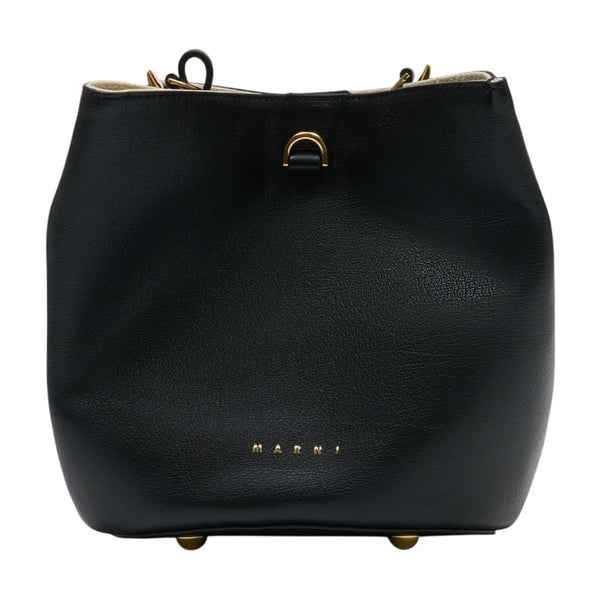 Marni Goatskin shoulder bag in black