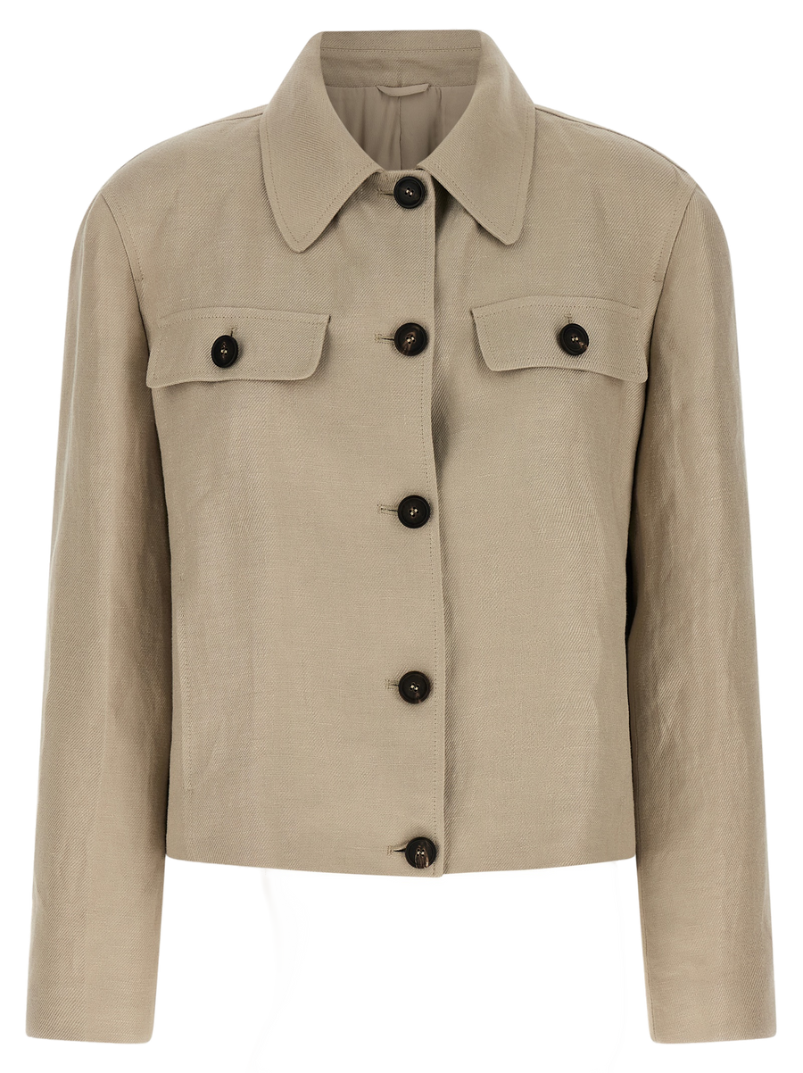 Brunello Cucinelli 100% Linen blazer in beige