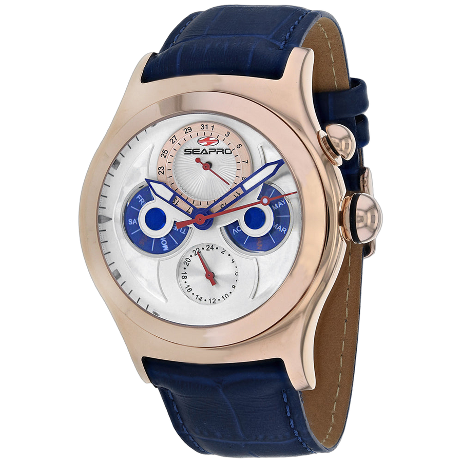 Seapro Stainless steel case watch in white