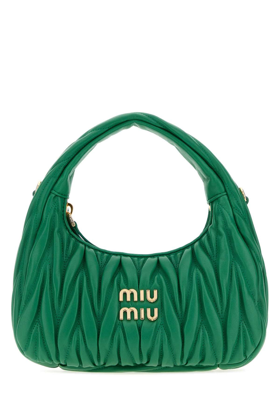 Grass Green Nappa Leather Wander Handbag Mango Agnello Borse A Mano