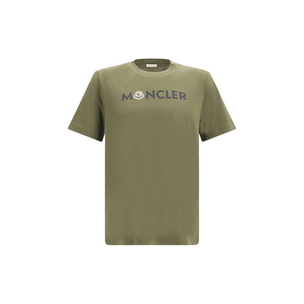 Moncler 100% Cotton t-shirt in green
