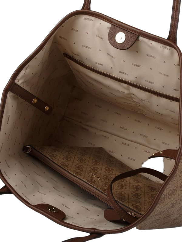 Guess 100% Polyurethane tote bag in brown