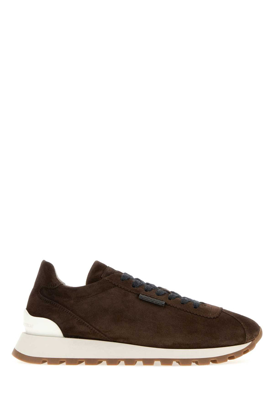 Brunello Cucinelli Sneakers Exterior: 100% Suede sneaker in brown