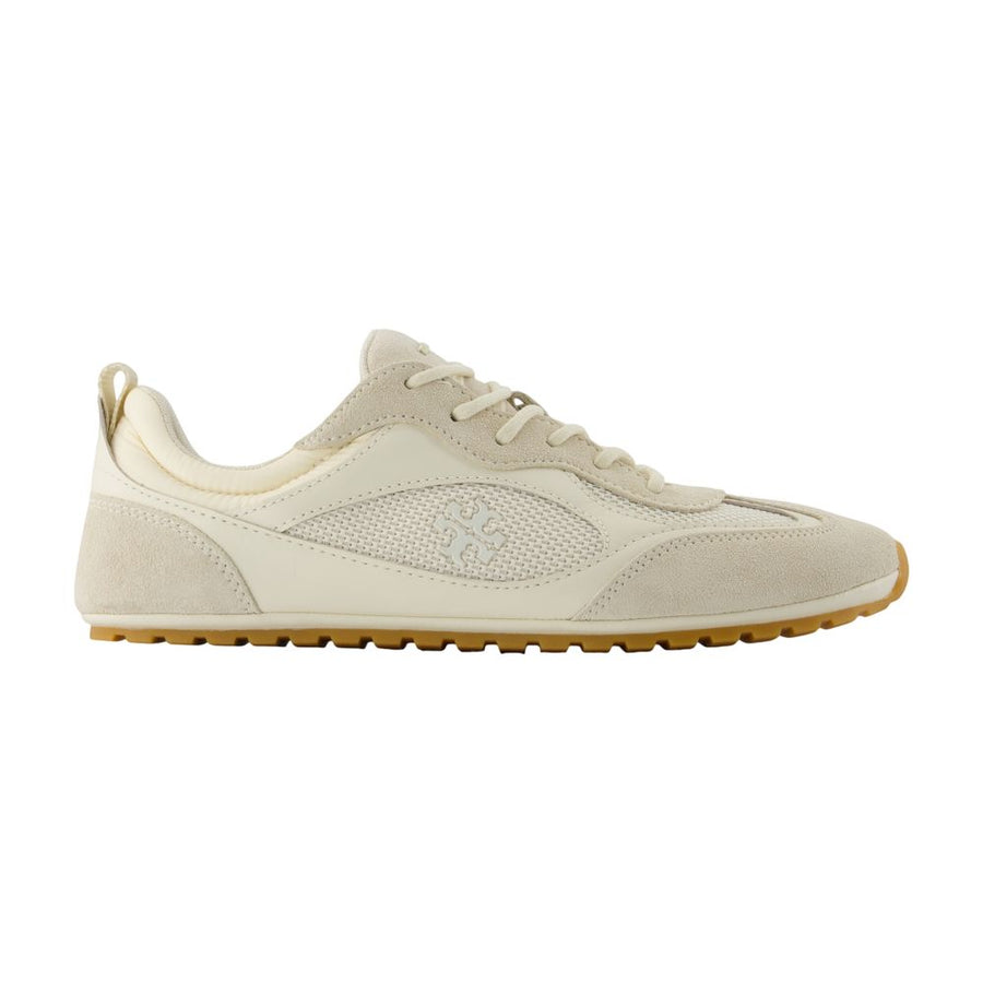 Tory Burch Calfskin sneaker in beige