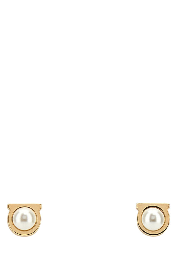 Ferragamo Pearl Gold earrings in gold