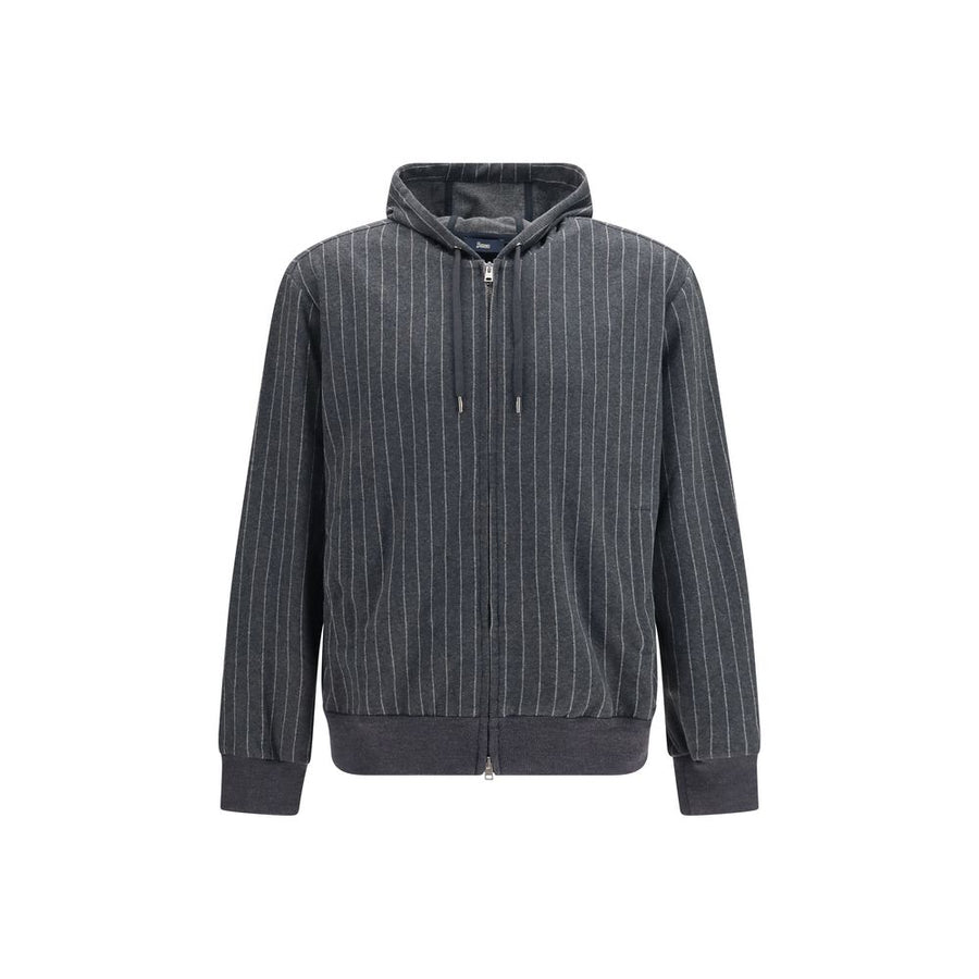Gray Cotton Sweatshirt Clothing