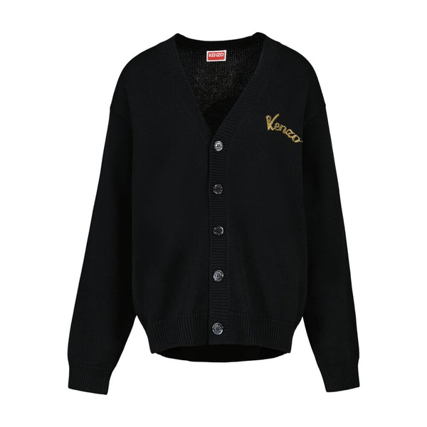 Kenzo cotton cardigan in black