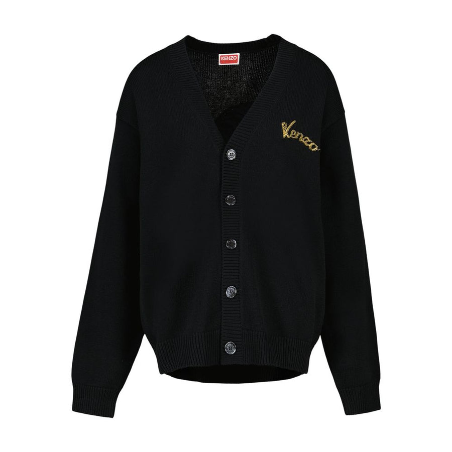 Kenzo cotton cardigan in black
