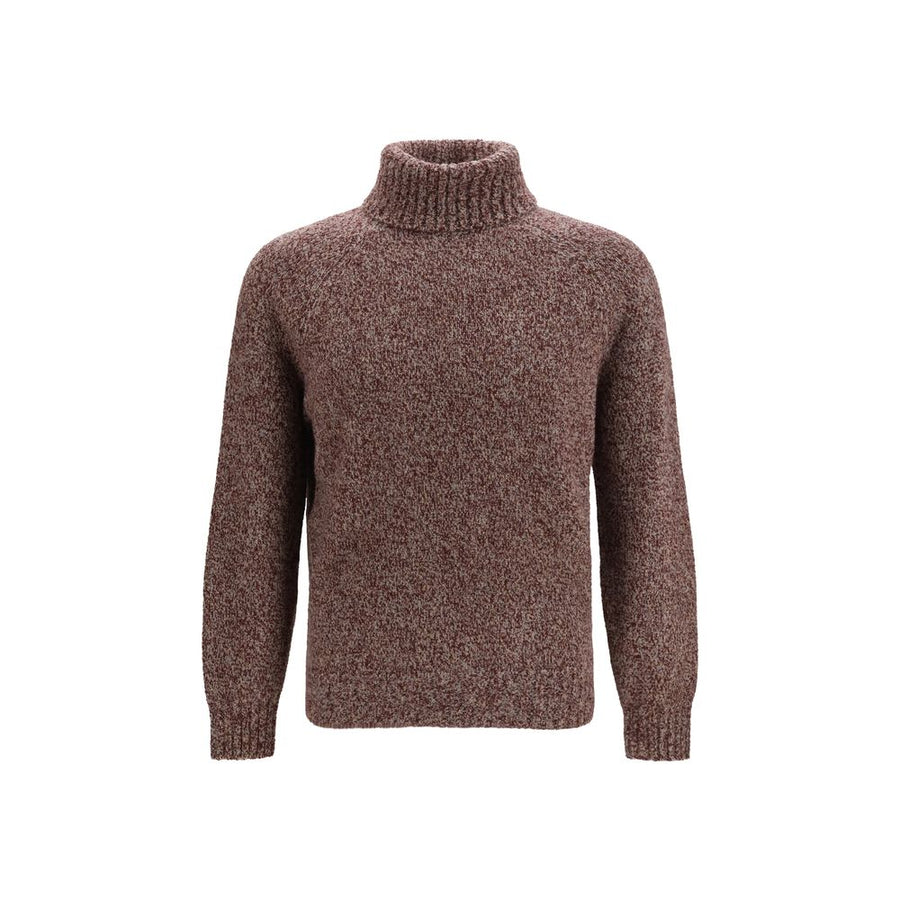 Bordeaux Wool Oves Aries Turtleneck Clothing