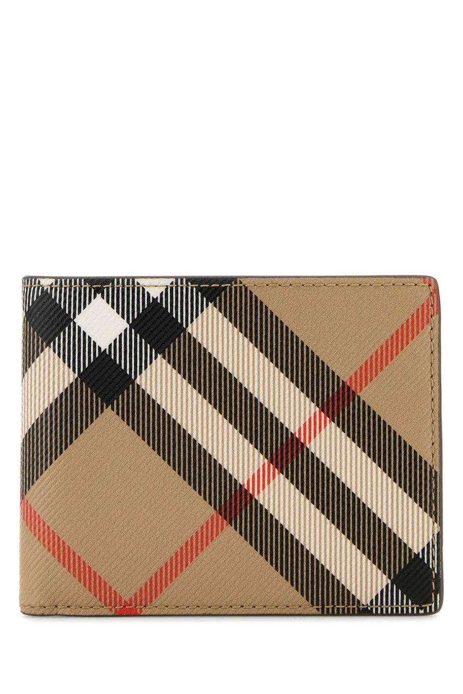 Burberry Hipfold Exterior: 75% Thermoplastic polyurethane 25% Cotton wallet in beige