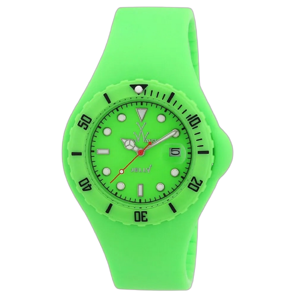 Toy Watch Plastic case watch in green