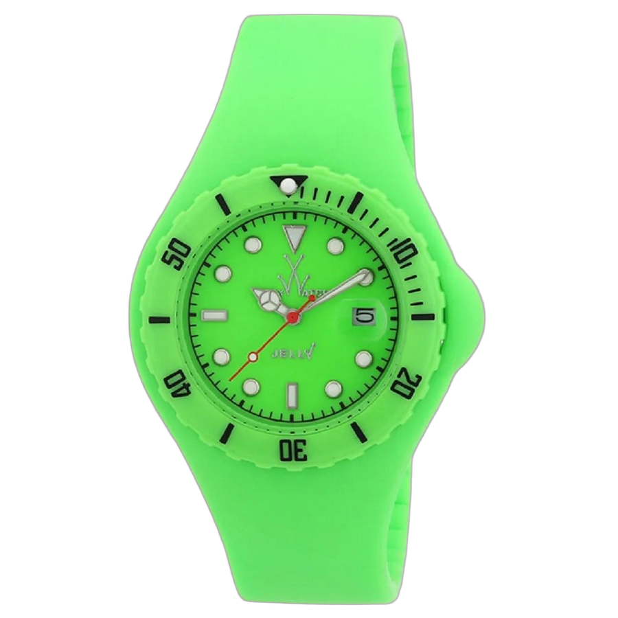 Toy Watch Plastic case watch in green