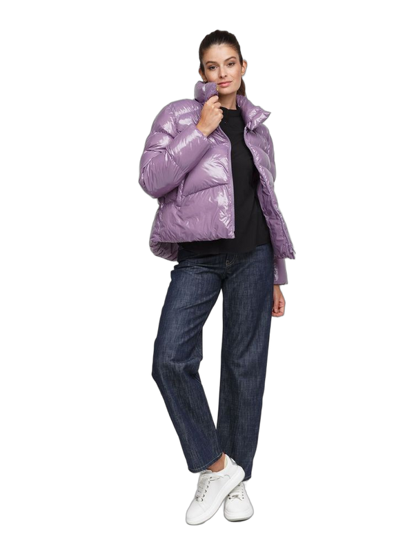 Pinko 100% Polyamide down jacket in purple