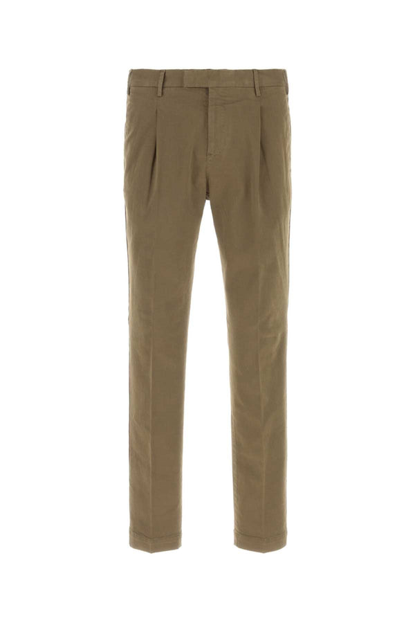 Cappuccino Stretch Cotton Pant Tortora Exterior: Elastane Pantaloni