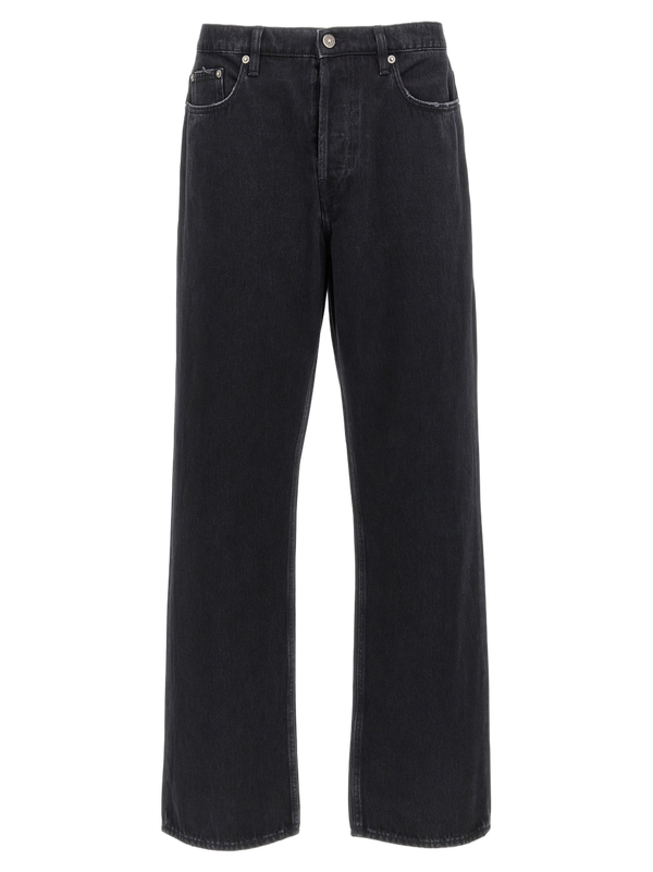 Golden Goose 100% cotton jeans in black