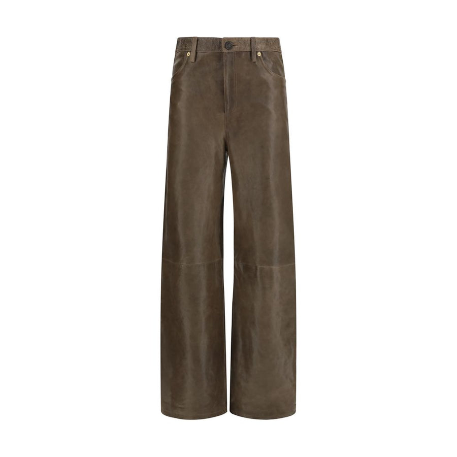 Brown Leather Pants