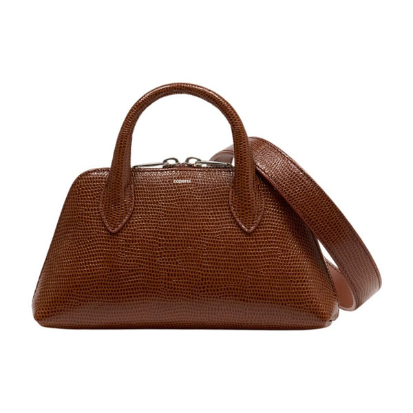 Coperni Exotic leather shoulder bag in brown