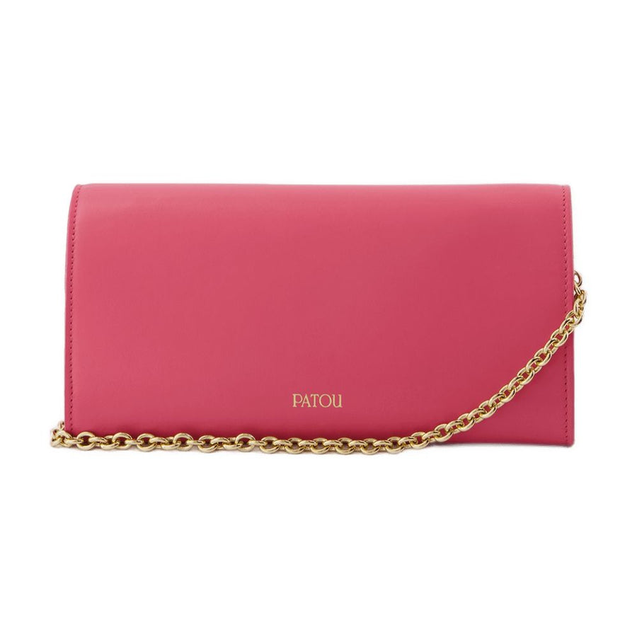 Patou Calfskin wallet in pink