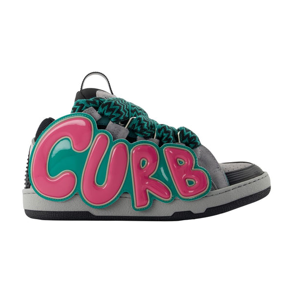 Lanvin calfskin sneaker in multicolor