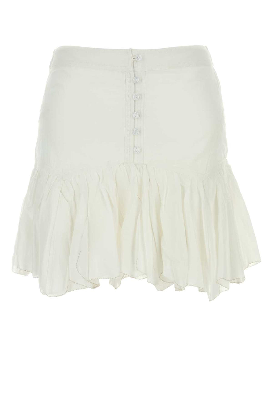 Isabel Marant Etoile Exterior: 80% Cotton 20% Viscose; Lining: 100% Cotton mini skirt in white