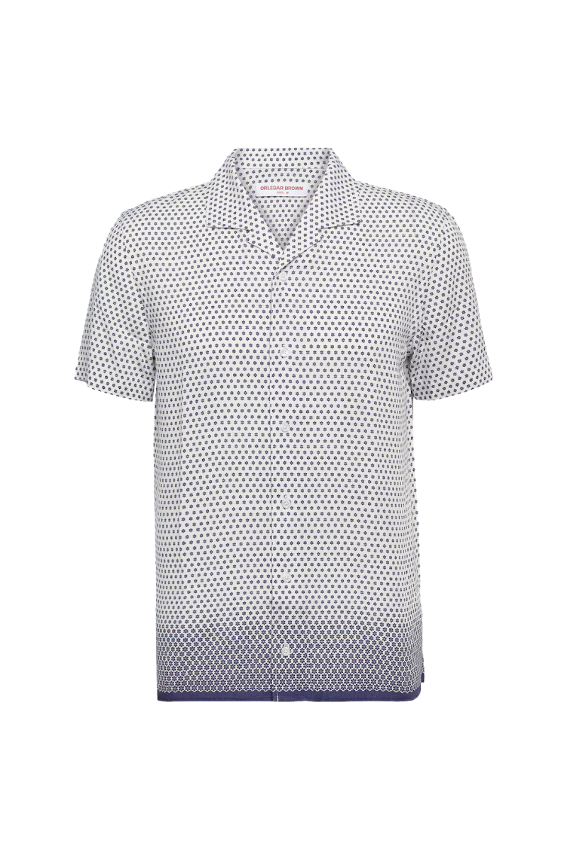 Orlebar Brown 20% Linen shirt in white