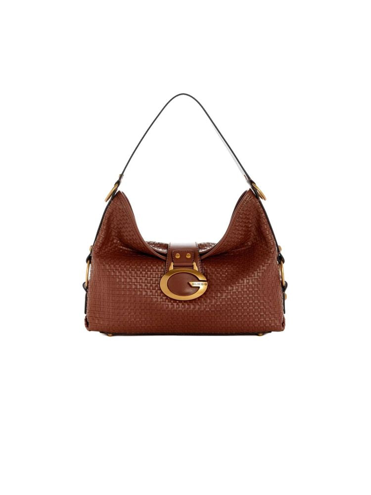 Guess 100% Polyurethane shoulder bag in brown