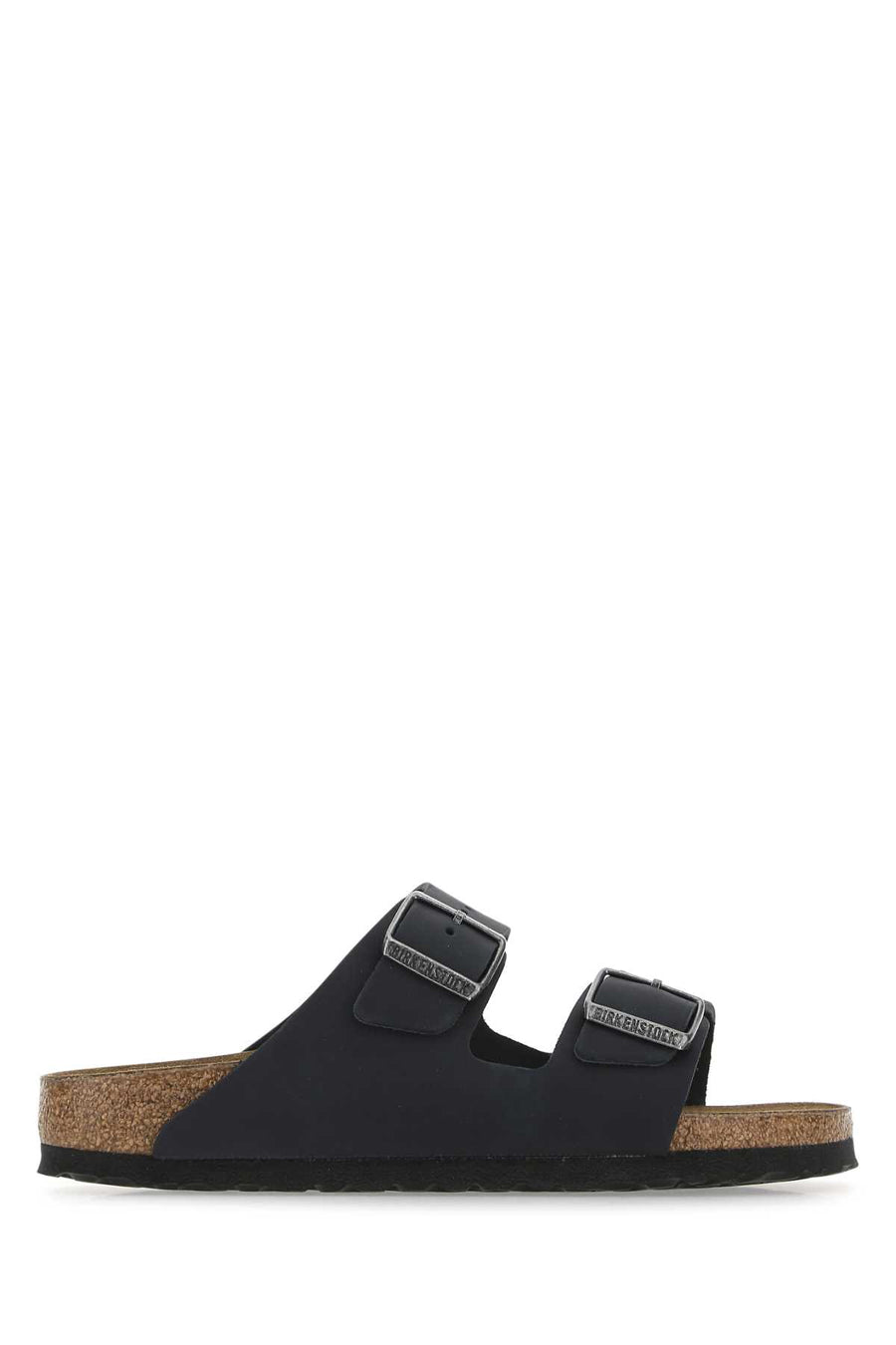 Black Leather Arizona Slippers