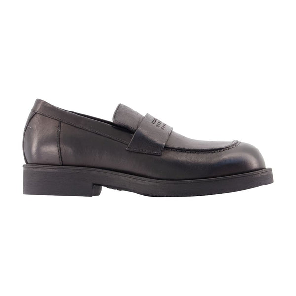 MM6 Maison Margiela calfskin loafer in black