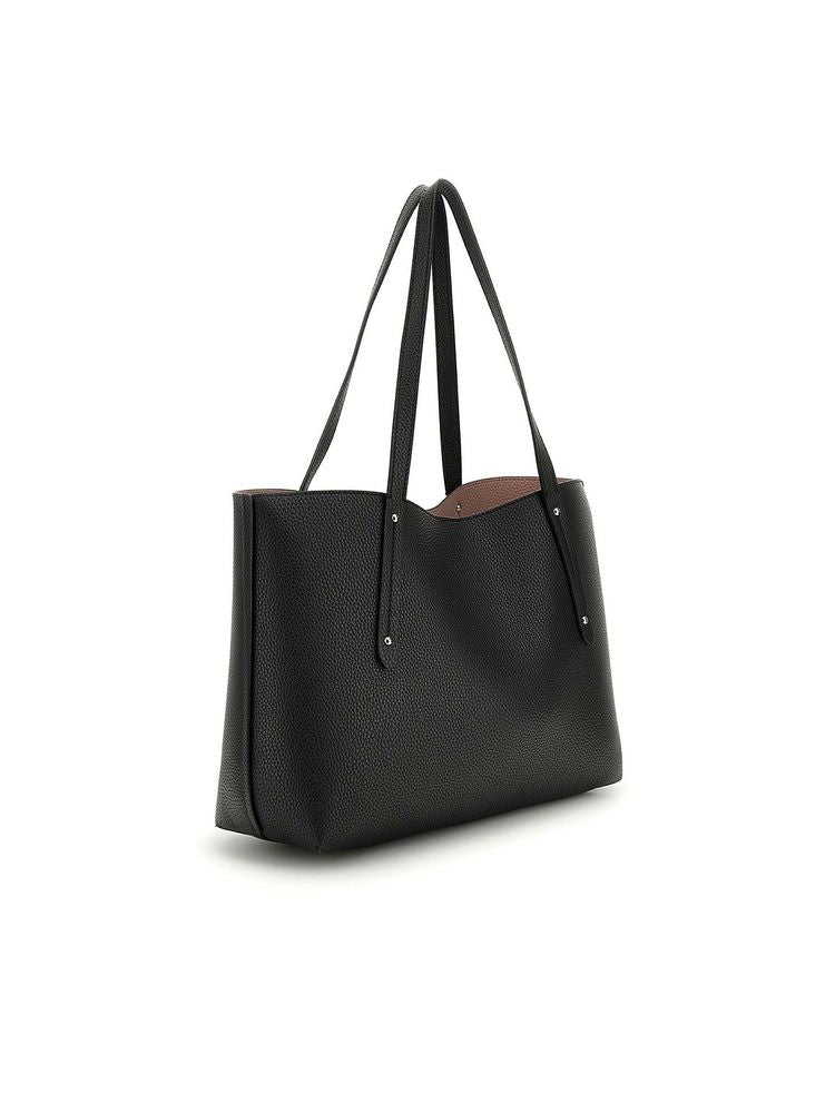 Guess 100% Polyurethane tote bag in black