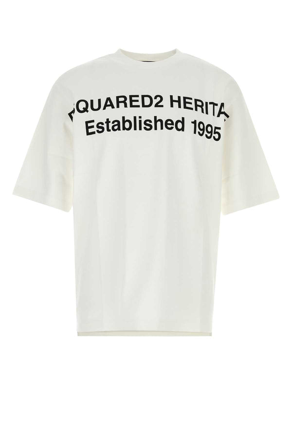 Dsquared2 100% Cotton t-shirt in white