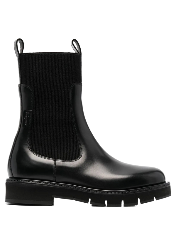 Ferragamo Calf leather boot in black