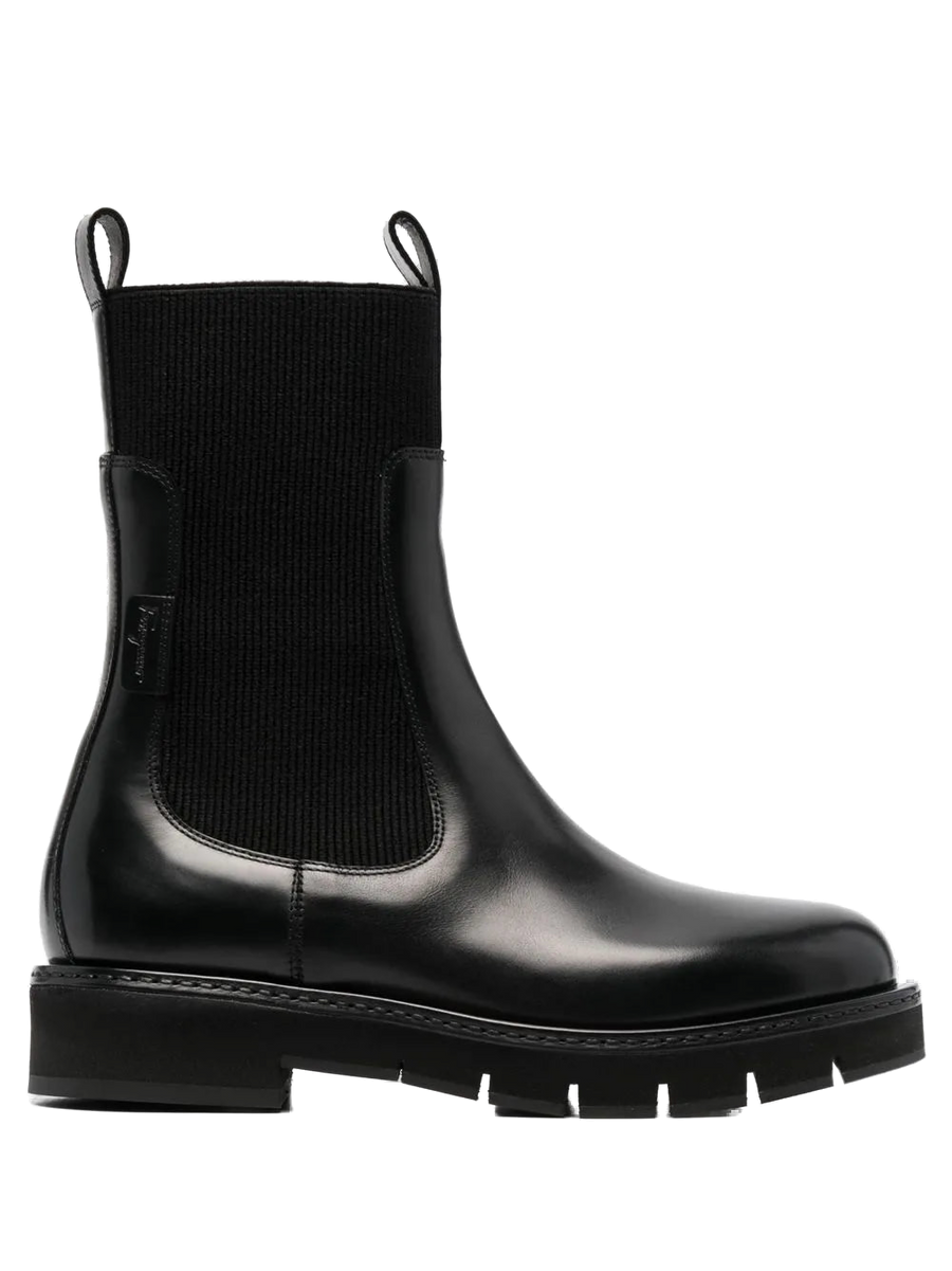 Ferragamo Calf leather boot in black
