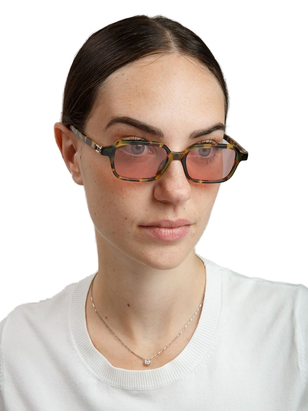Furla SFU971 Acetate frame sunglasses in burgundy