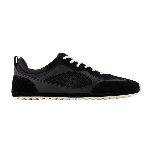 Tory Burch calfskin sneaker in black