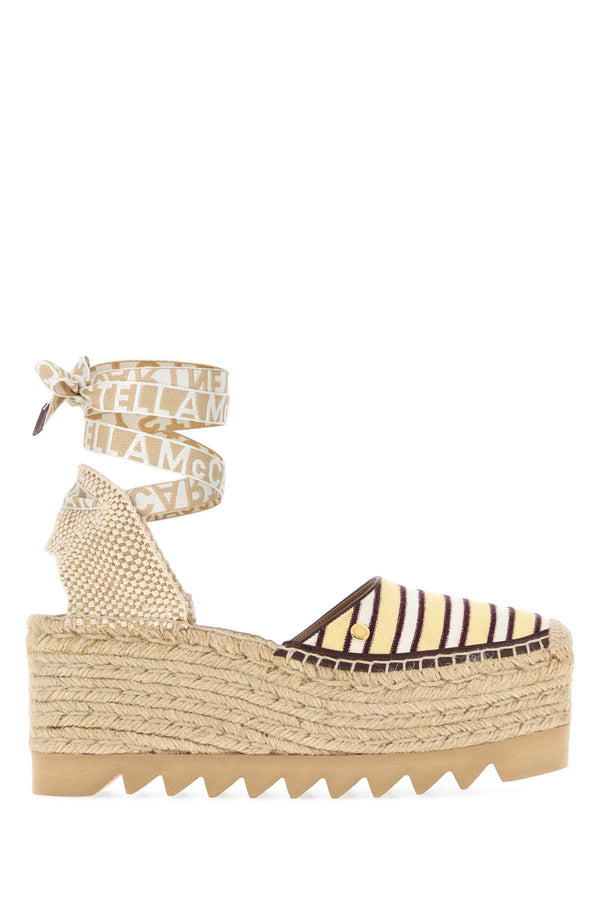 Stella McCartney Gaia Exterior: 100% Fabric; Interior: 100% Fabric; Sole: Rubber platform sandal in multicolor
